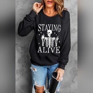 Skull Graphic long sleeve‎